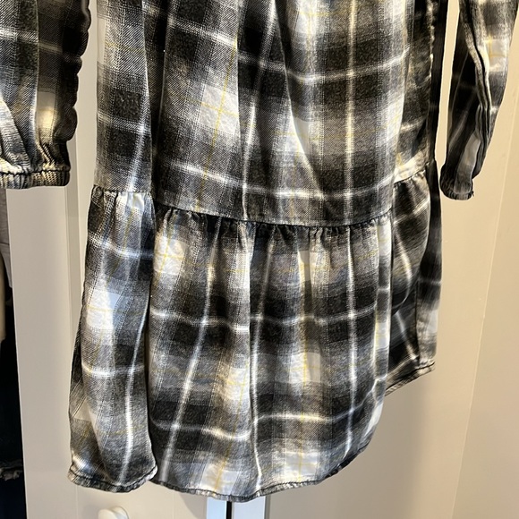 Nordstrom BP Flannel Plaid Long Sleeve Dress, NWT - Picture 5 of 6